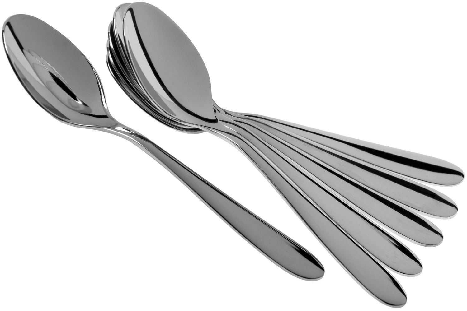 Amefa Oxford 1860 Cuillères à Moka, 6 Pièces 3 Amefa Oxford 1860 Cuillères à Moka, 6 Pièces