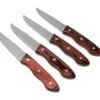 Amefa Hercule XXL 4917 Set De 4 Couteaux à Steak En Bois De Pakka Rouge -Kai Soldes Boutique AM491715NT07SK8 01 amefa