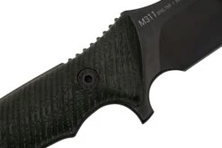 ANV Knives M311 SPELTER DLC Elmax Black Handle, Black Kydex Sheath, Couteau De Survie -Kai Soldes Boutique ANVM311 003 05 anv