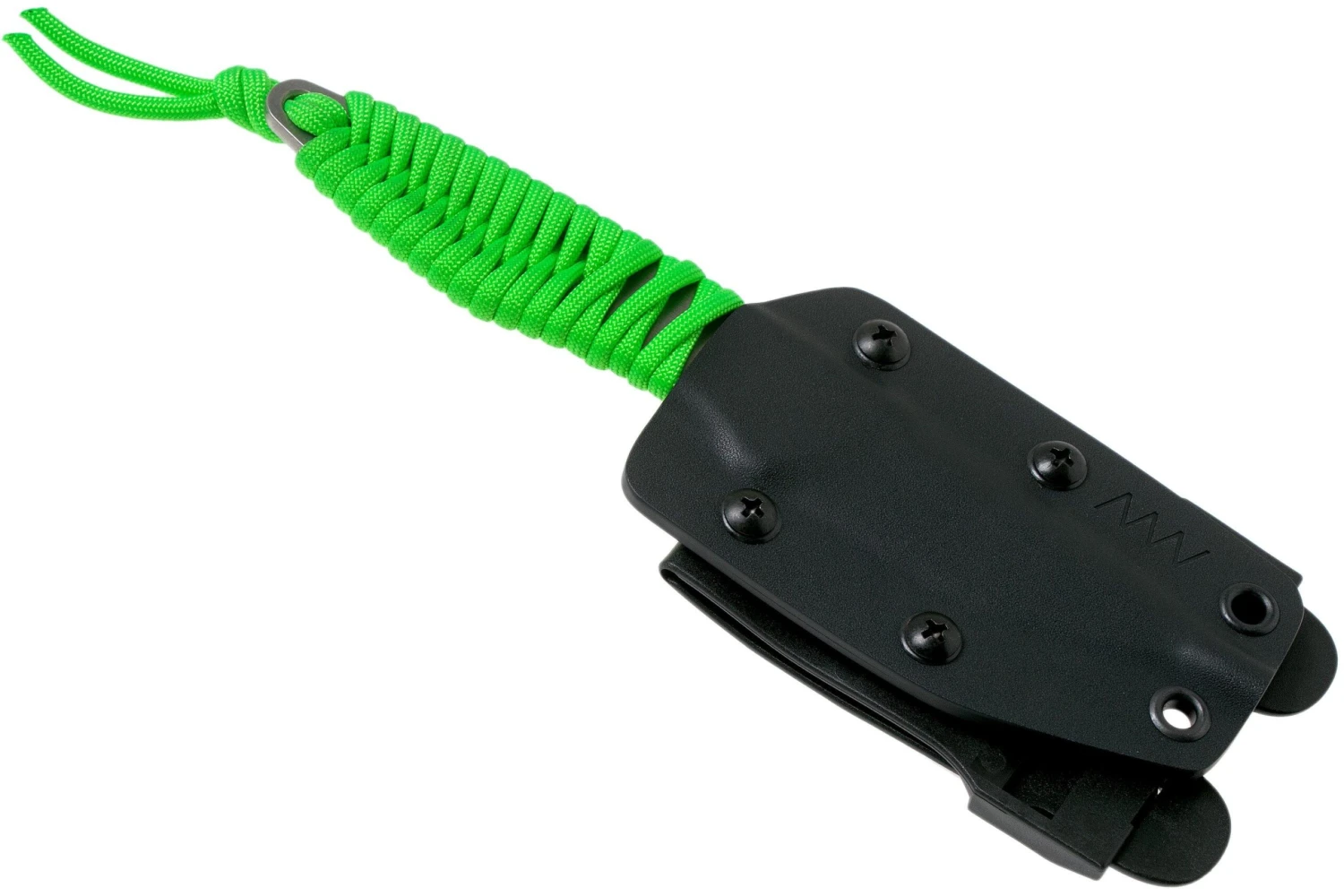 ANV P100 Sleipner, Neon Green Paracord, ANVP100-009, Black Kydex Sheath, Couteau De Cou 7 ANV P100 Sleipner, Neon Green Paracord, ANVP100-009, Black Kydex Sheath, Couteau De Cou – Image 5