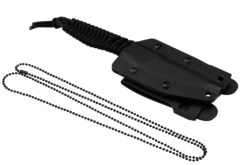 ANV Knives P100 Sleipner Cerakote, Black Paracord, P100-037, Black Kydex Sheath, Couteau De Cou -Kai Soldes Boutique ANVP100 037 06 anv