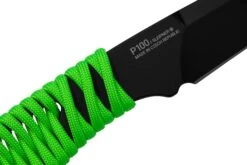 ANV Knives P100 Sleipner Cerakote, Neon Green Paracord, P100-043, Black Kydex Sheath, Couteau De Cou -Kai Soldes Boutique ANVP100 043 05 anv