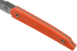 Amare Knives Pocket Peak Fixed, Stonewash Orange G10, Couteau à Lame Fixe -Kai Soldes Boutique AS PPF OR 05 amare knives