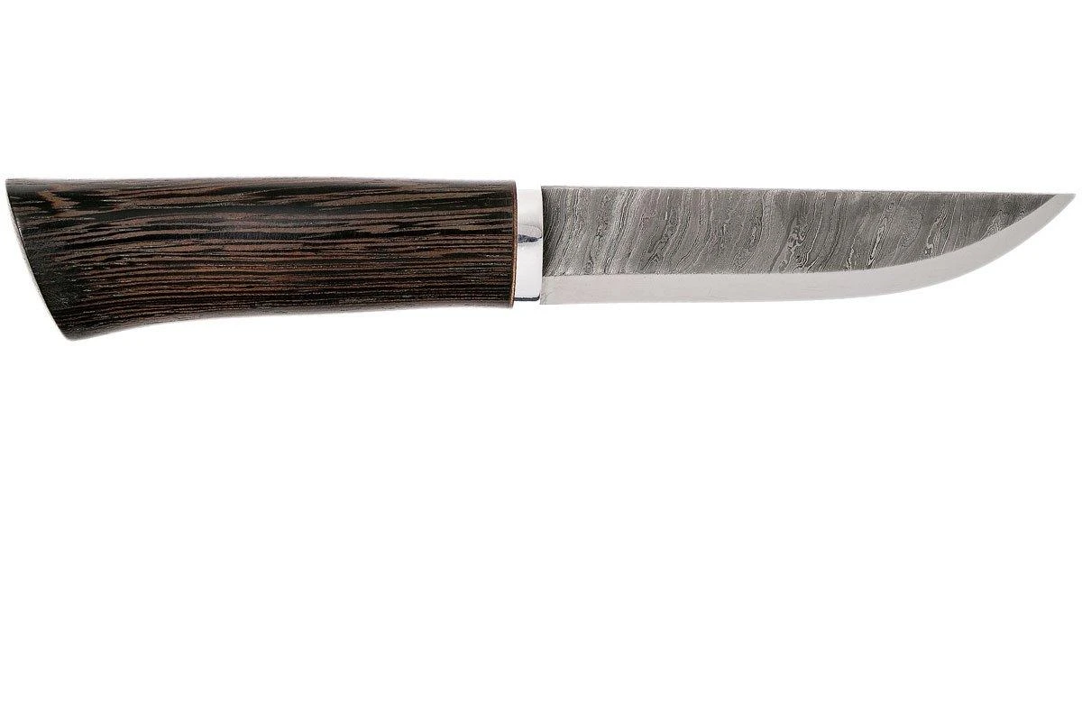 Autine Damascus Bushcrafter, Wengé, Fourreau RH Brun, Couteau Bushcraft 4 Autine Damascus Bushcrafter, Wengé, Fourreau RH Brun, Couteau Bushcraft – Image 2