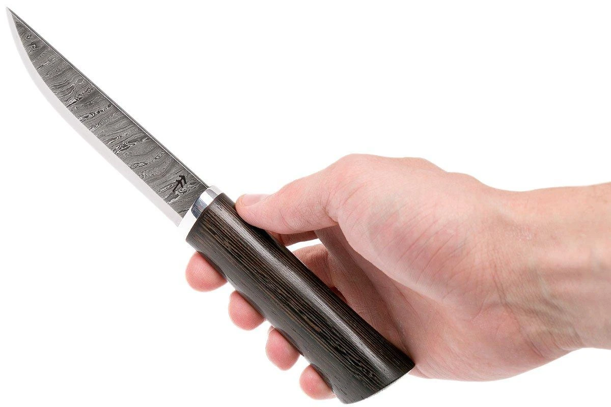 Autine Damascus Bushcrafter, Wengé, Fourreau RH Brun, Couteau Bushcraft 8 Autine Damascus Bushcrafter, Wengé, Fourreau RH Brun, Couteau Bushcraft – Image 6