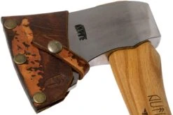 Autine Polished Hatchet, Hache Forgée à La Main, étui Marron -Kai Soldes Boutique AT POLISHEDHATCHET 05 auitine v202202