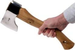 Autine Polished Hatchet, Hache Forgée à La Main, étui Marron -Kai Soldes Boutique AT POLISHEDHATCHET 06 autine at polishedhatchet 06