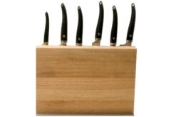 Laguiole En Aubrac Gourmet COL99CUIGOEBIB Set De 6 Couteaux Bois D'ébène Avec Bloc à Couteaux 8 Laguiole En Aubrac Gourmet COL99CUIGOEBIB Set De 6 Couteaux Bois D'ébène Avec Bloc à Couteaux -Kai Soldes Boutique AUCOL99CUIGOEBIB 03 laguiole en aubrac
