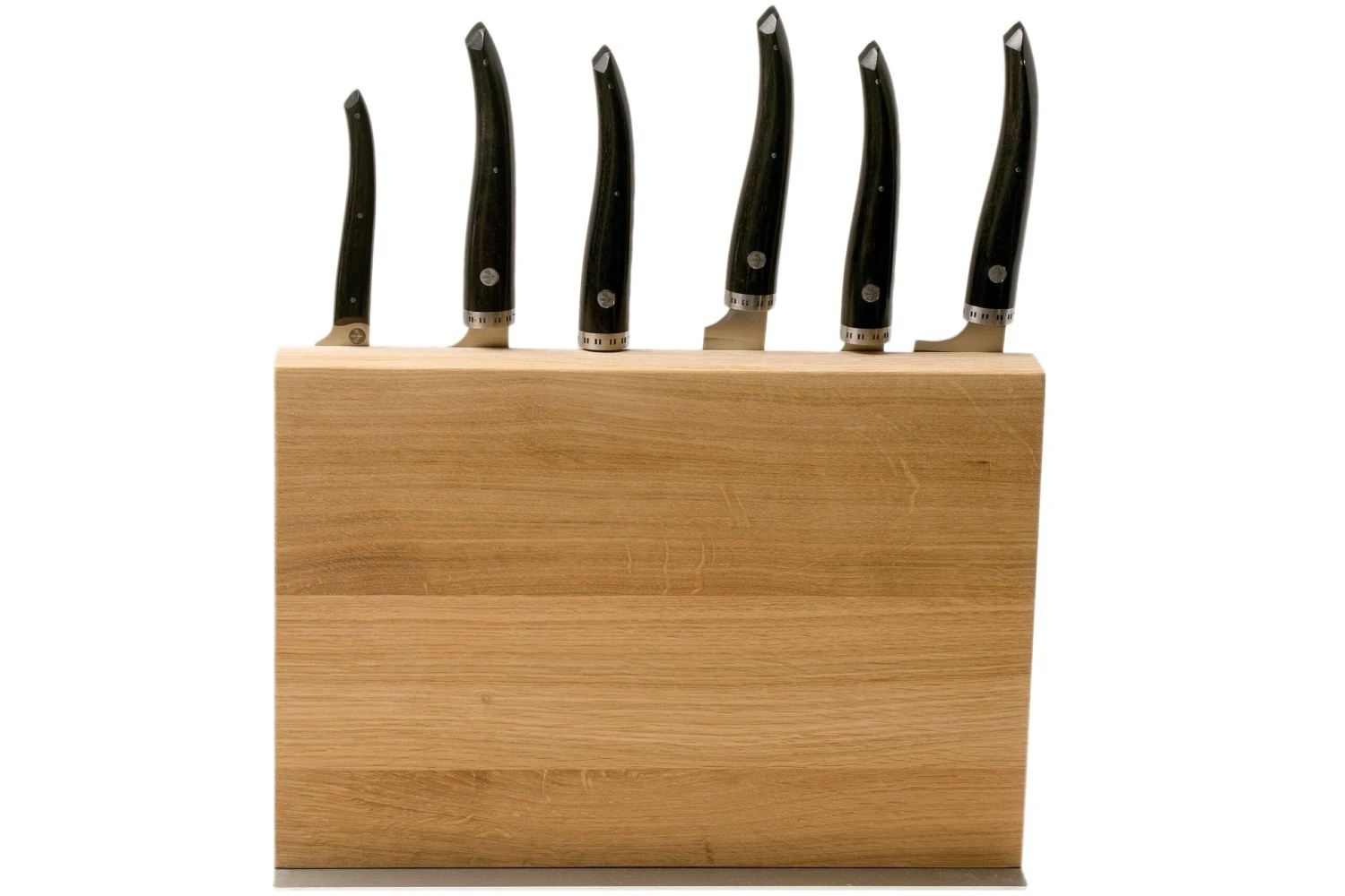 Laguiole En Aubrac Gourmet COL99CUIGOEBIB Set De 6 Couteaux Bois D'ébène Avec Bloc à Couteaux 5 Laguiole En Aubrac Gourmet COL99CUIGOEBIB Set De 6 Couteaux Bois D'ébène Avec Bloc à Couteaux – Image 3