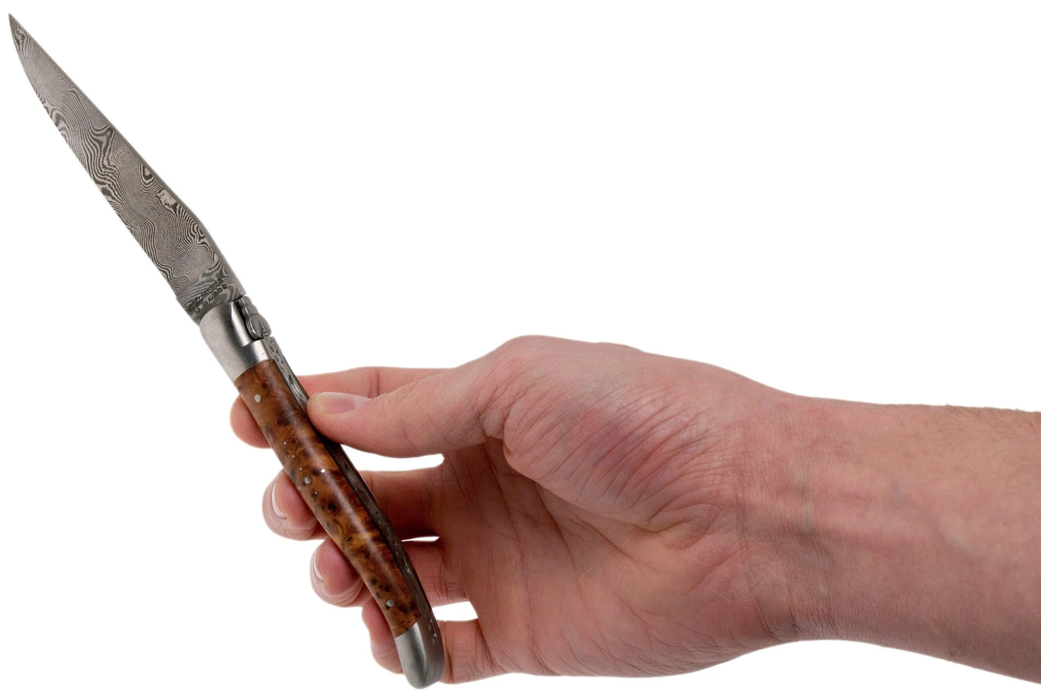 Laguiole En Aubrac 12 Cm Balbach Damast, Tuya L0212THI/FDBB1, Couteau Laguiole 10 Laguiole En Aubrac 12 Cm Balbach Damast, Tuya L0212THI/FDBB1, Couteau Laguiole – Image 8