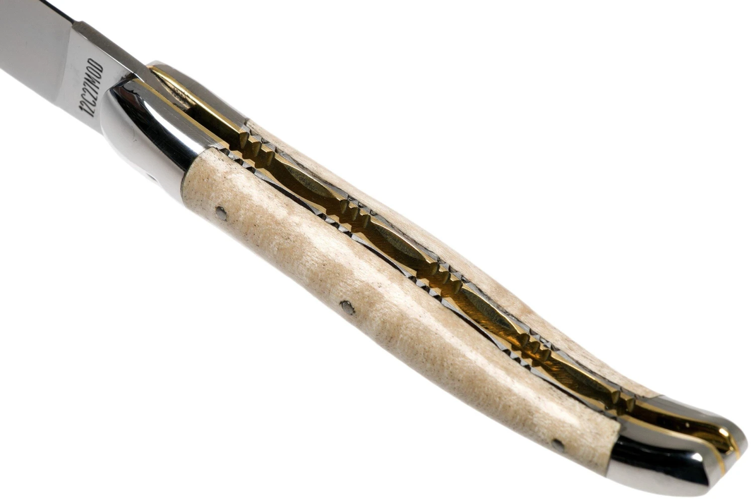 Laguiole En Aubrac 12cm Doubles Platines, érable Ondé Guilloché à La Main L0712EEN1/FSJ1 7 Laguiole En Aubrac 12cm Doubles Platines, érable Ondé Guilloché à La Main L0712EEN1/FSJ1 – Image 5