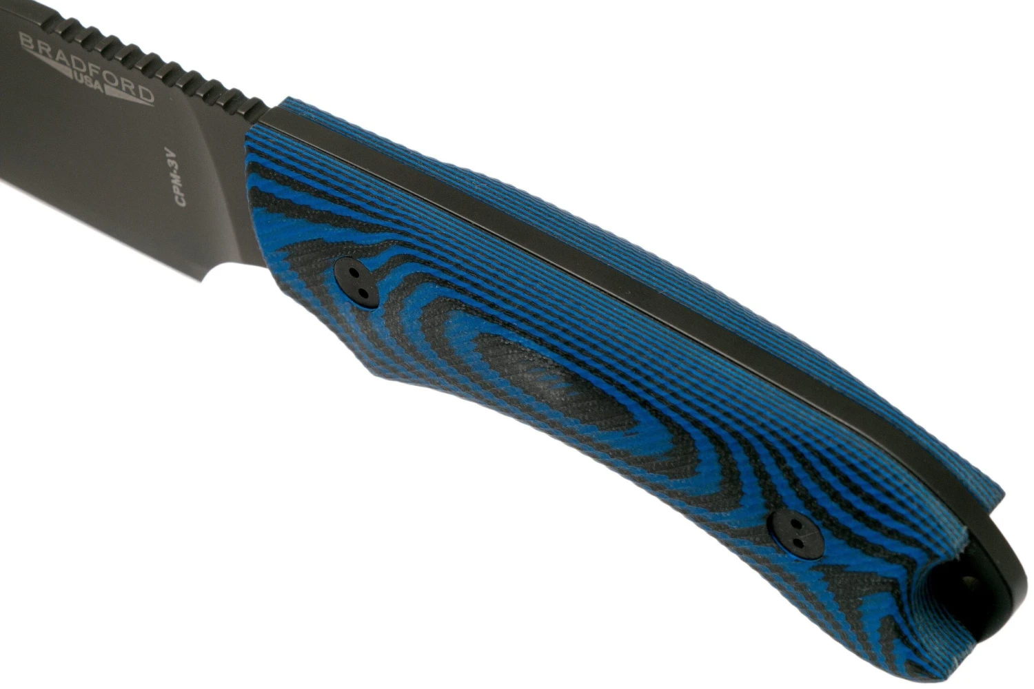 Bradford Guardian 4, 3D Black-Blue G10 Guardian 4 CPM 3V, Full Flat Black DLC 4FH-113B-3V 7 Bradford Guardian 4, 3D Black-Blue G10 Guardian 4 CPM 3V, Full Flat Black DLC 4FH-113B-3V – Image 5