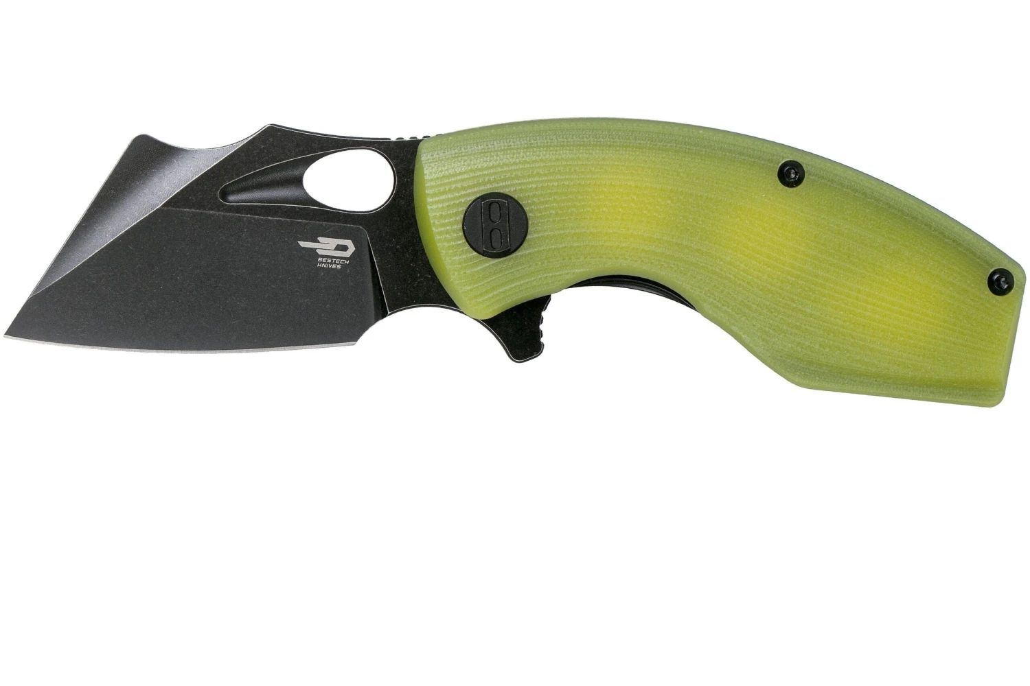 Bestech Lizard BG39F Lime G10, Black Stonewashed Couteau De Poche 3 Bestech Lizard BG39F Lime G10, Black Stonewashed Couteau De Poche