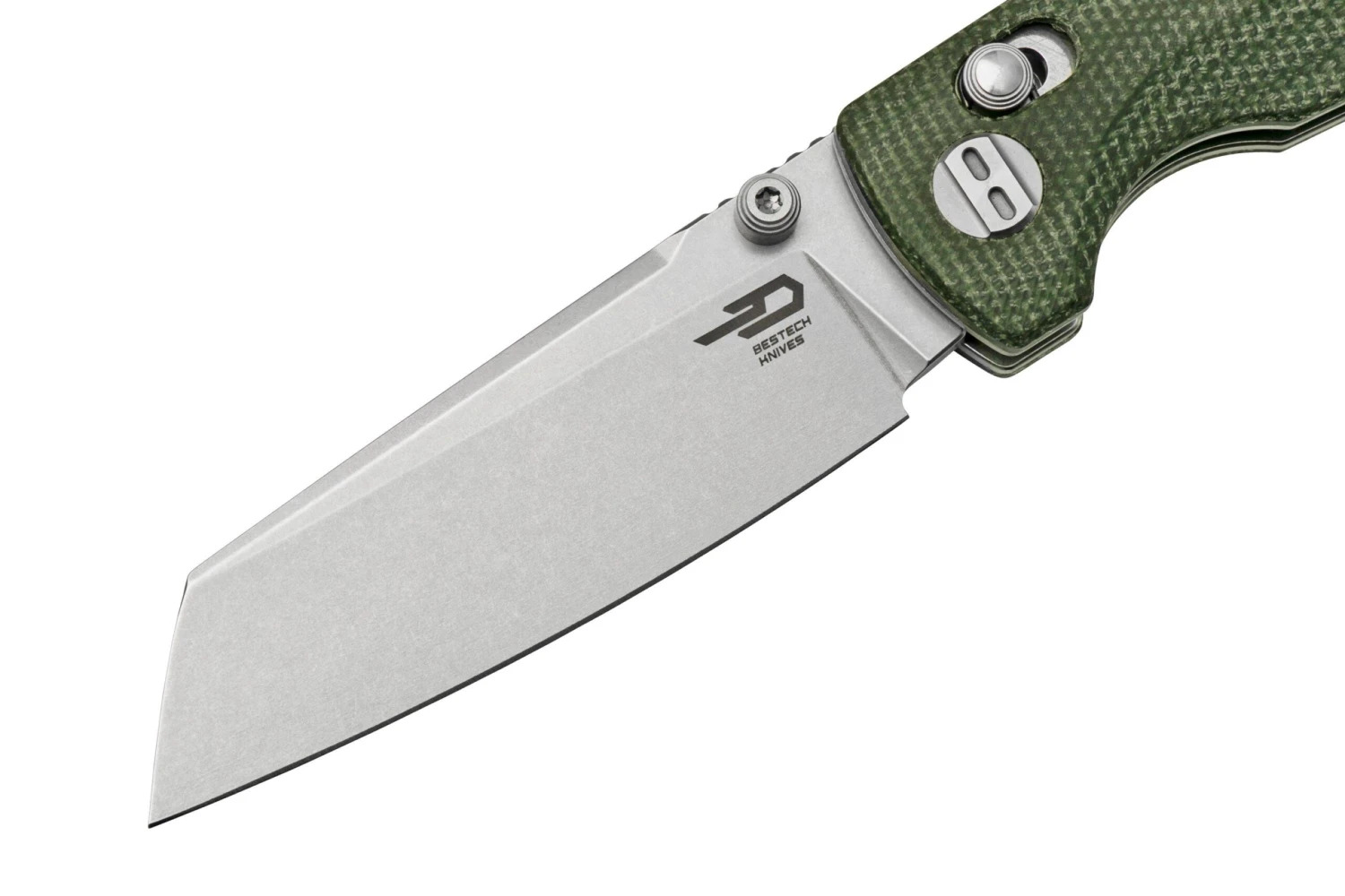 Bestech Slasher BG43B-1 Green Micarta, Couteau De Poche 5 Bestech Slasher BG43B-1 Green Micarta, Couteau De Poche – Image 3