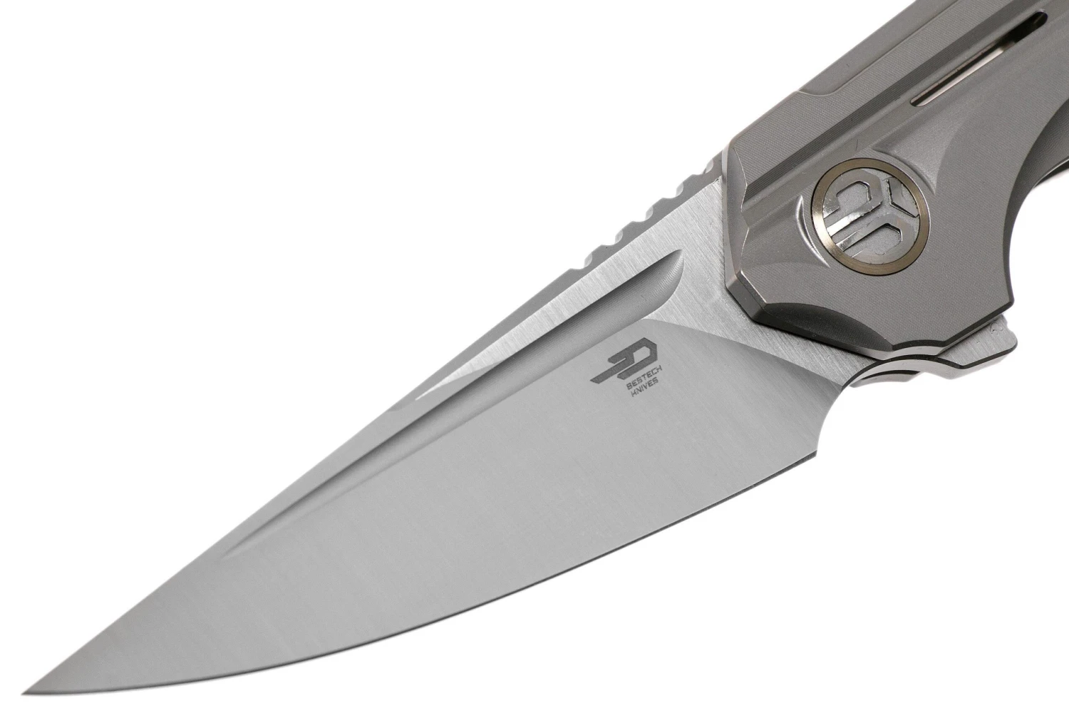 Bestech Vigil BT2201A Grey Blasted Titanium, Satin Couteau De Poche, Kombou Design 5 Bestech Vigil BT2201A Grey Blasted Titanium, Satin Couteau De Poche, Kombou Design â Image 3