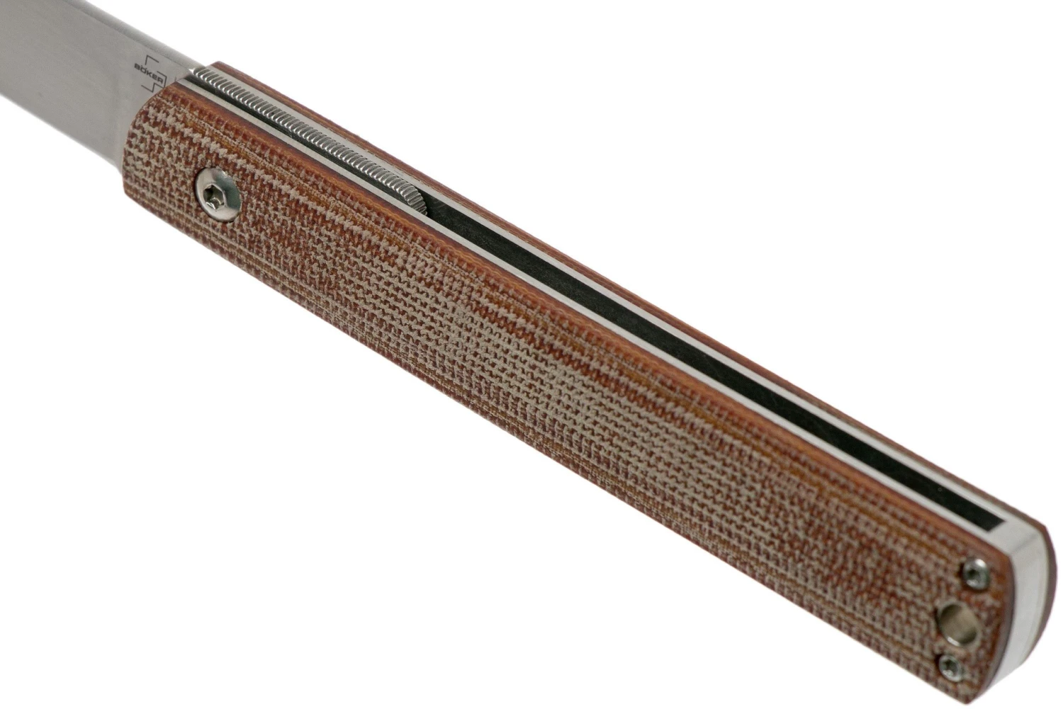 Böker Plus Wasabi Natural Canvas Micarta 01BO633SOI M390 Knivesandtools Exclusive Couteau De Poche 9 Böker Plus Wasabi Natural Canvas Micarta 01BO633SOI M390 Knivesandtools Exclusive Couteau De Poche – Image 7