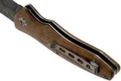 Böker Tirpitz Damast Wood 42 Limited Edition 110197DAM Couteau De Chasse -Kai Soldes Boutique BO110197DAM 06 boker