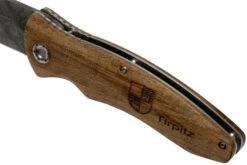Böker Tirpitz Damast Wood 42 Limited Edition 110197DAM Couteau De Chasse -Kai Soldes Boutique BO110197DAM 08 boker