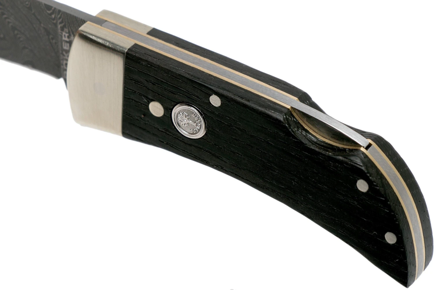 Böker Pocket Bog Oak Damascus 111108DAM Couteau De Gentleman 8 Böker Pocket Bog Oak Damascus 111108DAM Couteau De Gentleman – Image 6