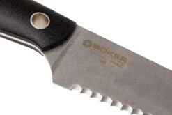 Böker 130281, Saga Couteau à Pain, Stonewash Finish -Kai Soldes Boutique BO130281 04 boker saga bo130281 04