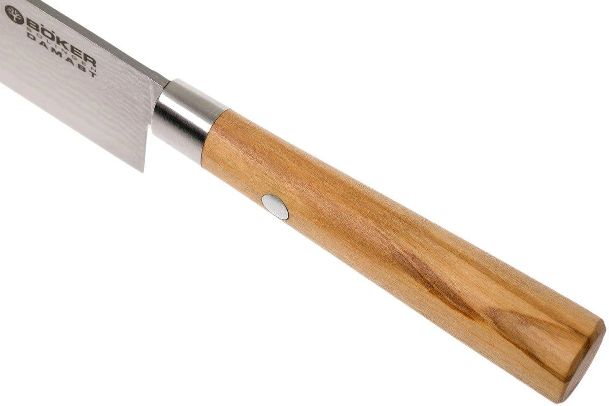 Böker Damast Olive 15.5 Cm Petit Couteau De Chef, 130439DAM 7 Böker Damast Olive 15.5 Cm Petit Couteau De Chef, 130439DAM – Image 5