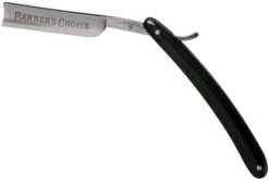 Böker Manufaktur Barberâs Choice, Black Synthetic 140222 Rasoir Coupe-choux
