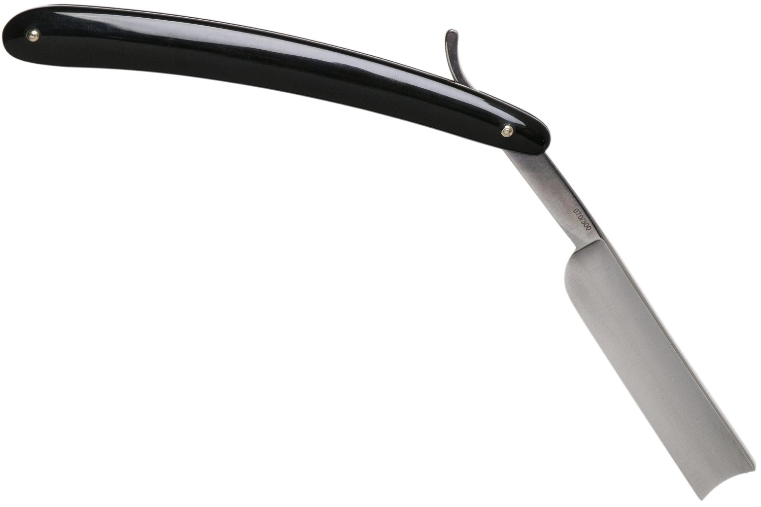 Böker Manufaktur Barber’s Choice, Black Synthetic 140222 Rasoir Coupe-choux 4 Böker Manufaktur Barber’s Choice, Black Synthetic 140222 Rasoir Coupe-choux – Image 2