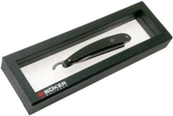 Böker Manufaktur Ebony Damascus Rasoir Coupe-chou 140609DAM -Kai Soldes Boutique BO140609DAM 07 boker