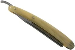 Böker Manufaktur Damascus Horn Rasoir Coupe-choux 140623DAM 14 Böker Manufaktur Damascus Horn Rasoir Coupe-choux 140623DAM -Kai Soldes Boutique BO140623DAM 06 boker