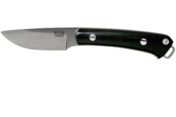 Bark River Mini Fox River CPM 3V Black Canvas Micarta Couteau De Chasse