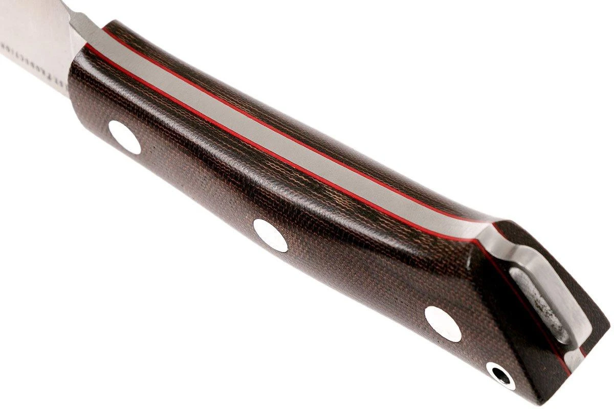 Bark River Fox River II LT CPM 3V, Green Canvas Micarta, Red Liners 6 Bark River Fox River II LT CPM 3V, Green Canvas Micarta, Red Liners – Image 4