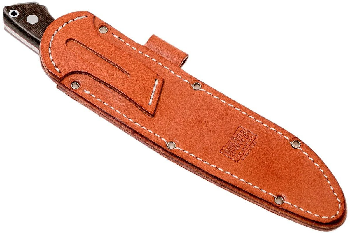 Bark River Fox River II LT CPM 3V, Green Canvas Micarta, Red Liners 10 Bark River Fox River II LT CPM 3V, Green Canvas Micarta, Red Liners – Image 8