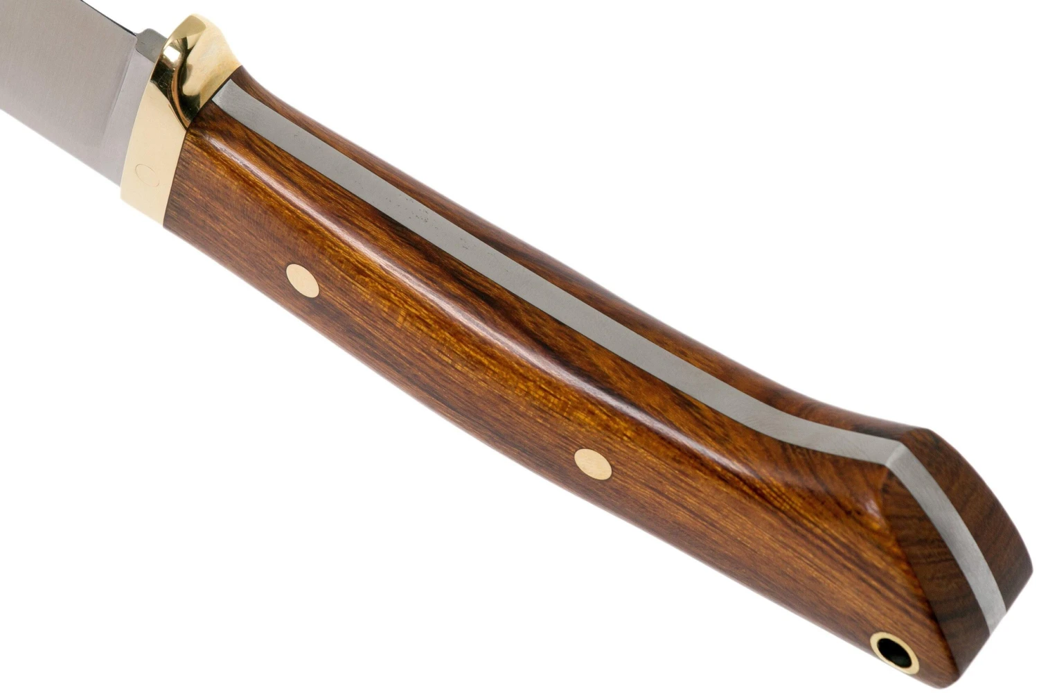 Bark River Classic Drop Point Hunter A2 Brass, Desert Ironwood Couteau De Chasse 6 Bark River Classic Drop Point Hunter A2 Brass, Desert Ironwood Couteau De Chasse – Image 4