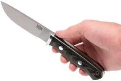 Bark River GamesKeeper A2, Black Green Linen Micarta, Brown Sheath 15 Bark River GamesKeeper A2, Black Green Linen Micarta, Brown Sheath -Kai Soldes Boutique BRK02 121BGL 06 bark river brk02 121bgl 06