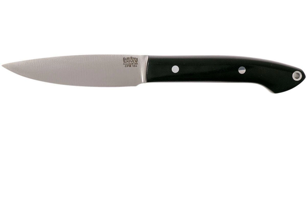 Bark River Bird & Trout CPM154, Black Canvas Micarta 3 Bark River Bird & Trout CPM154, Black Canvas Micarta