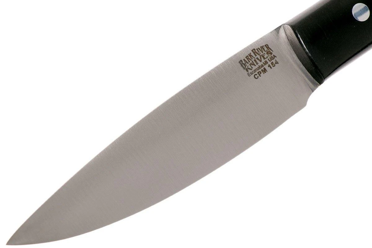 Bark River Bird & Trout CPM154, Black Canvas Micarta 5 Bark River Bird & Trout CPM154, Black Canvas Micarta â Image 3