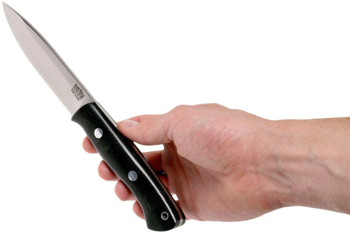 Bark River Aurora CPM Cru-Wear, Black Canvas Micarta, Couteau Bushraft 8 Bark River Aurora CPM Cru-Wear, Black Canvas Micarta, Couteau Bushraft – Image 6