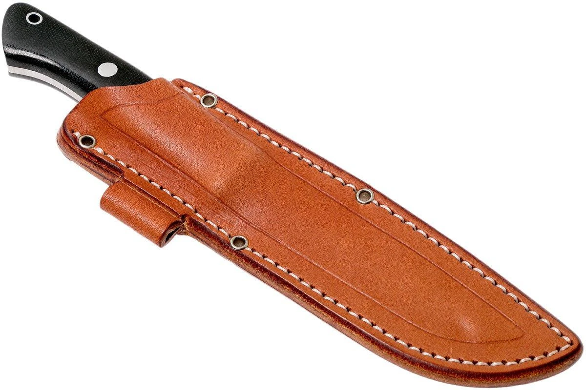 Bark River Aurora CPM Cru-Wear, Black Canvas Micarta, Couteau Bushraft 9 Bark River Aurora CPM Cru-Wear, Black Canvas Micarta, Couteau Bushraft – Image 7