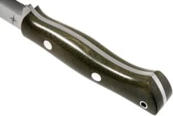 Bark River Aurora Scandi Cru-Wear Green Canvas Micarta -Kai Soldes Boutique BRK06 164GNC 04 bark river knives