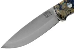 Bark River Bushcrafter CPM CruWear, Deep Blue And Natural Maple Burl, Couteau De Bushcraft -Kai Soldes Boutique BRK06 165DBNMB 03 bark river knives