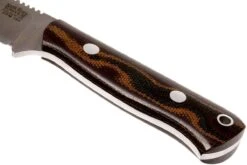 Bark River Bravo Necker II CPM 154CM, Burgundy Snakeskin Micarta -Kai Soldes Boutique BRK07 002SBC 04 bark river brk07 002sbc 13