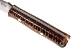 Bark River Bravo EDC A2, Orange & Red Pinecone, Black Sheath -Kai Soldes Boutique BRK07 007PC2 05 bark river brk07 007pc2 05