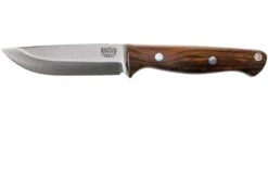 Bark River Gunny Scandi CPM 3V, Desert Ironwood, Brown Sheath