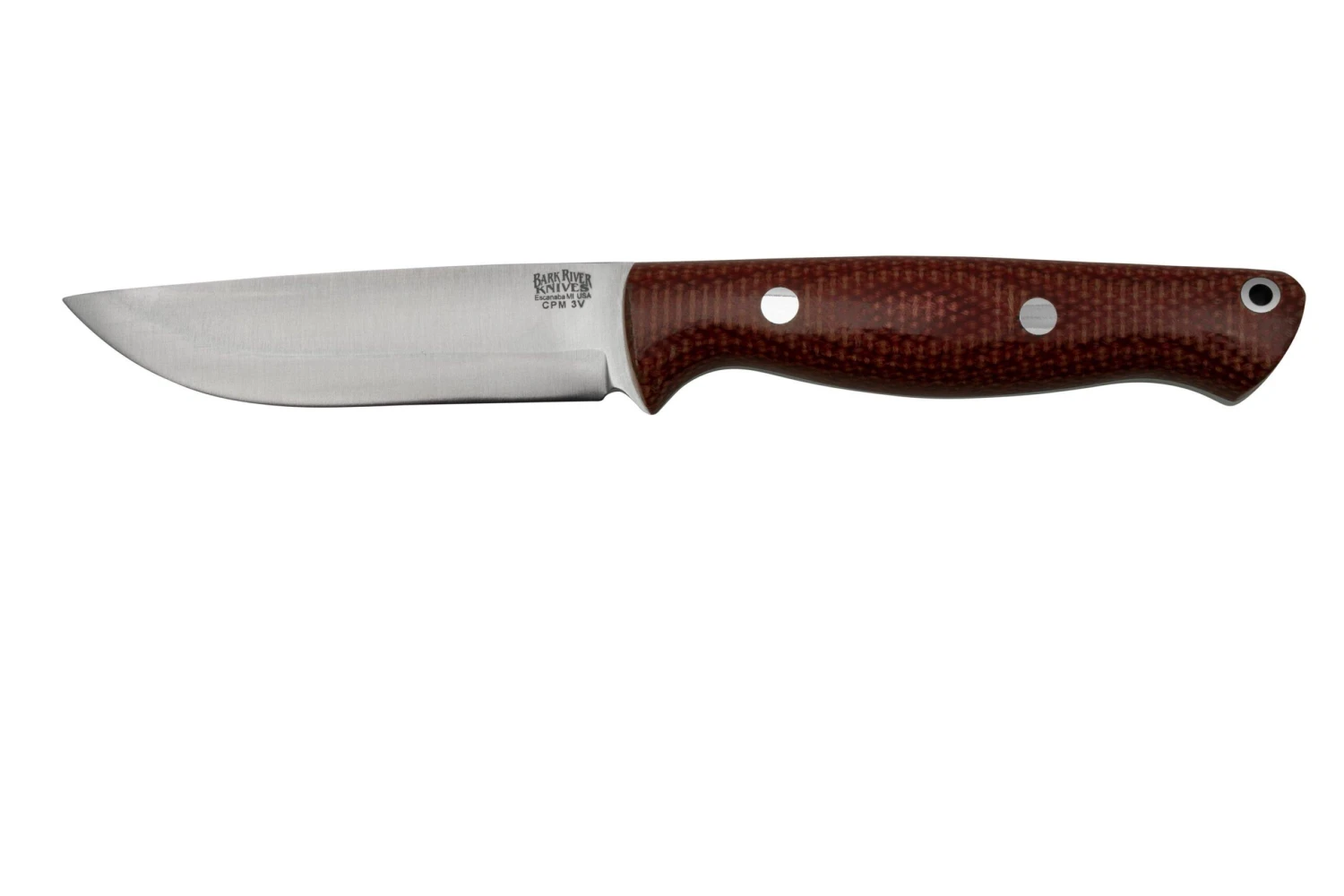 Bark River Gunny Scandi CPM 3V Firedog Canvas Micarta, Couteau De Bushcraft 3 Bark River Gunny Scandi CPM 3V Firedog Canvas Micarta, Couteau De Bushcraft
