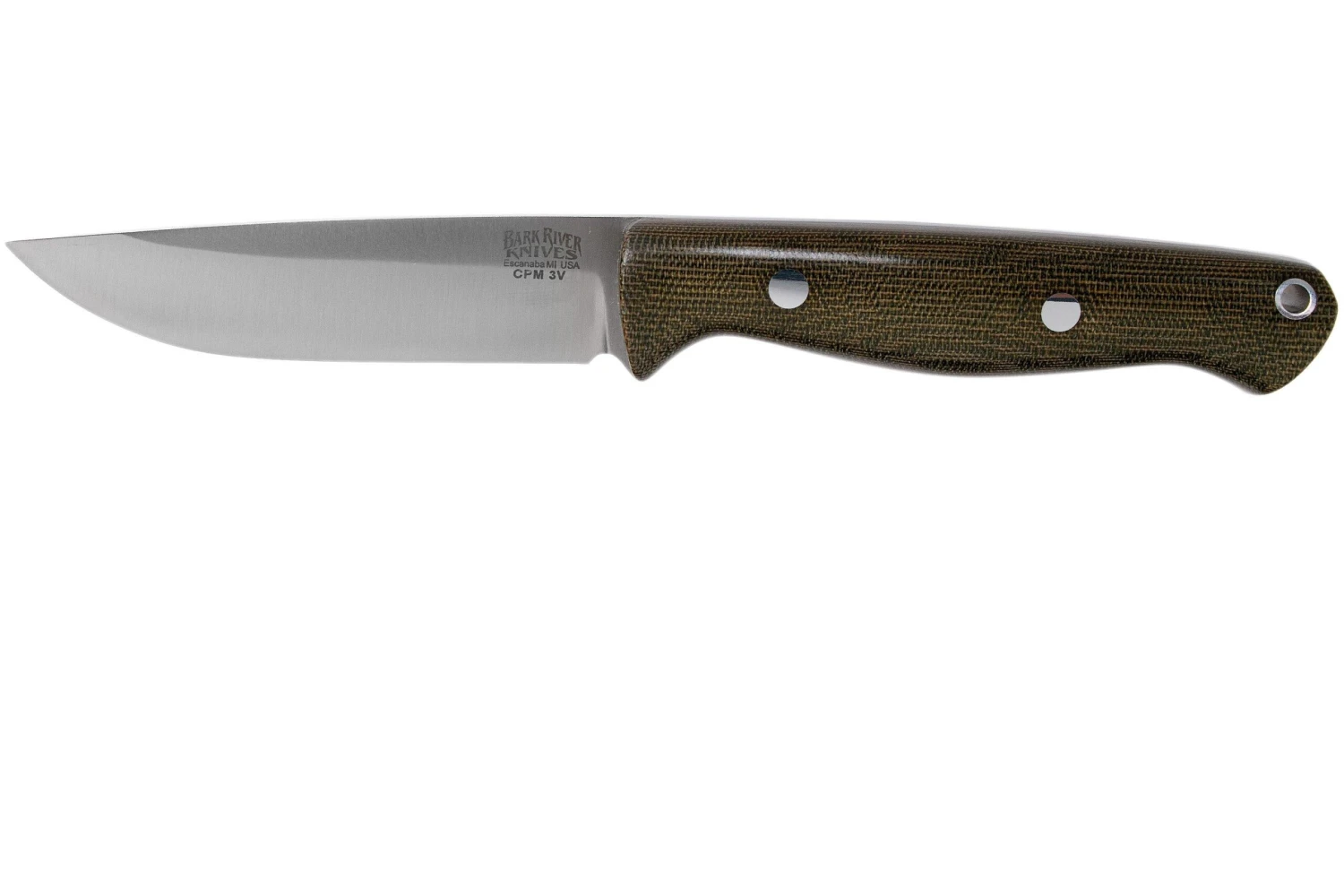 Bark River Gunny Hunter LT CPM 3V Green Canvas Micarta Couteau De Bushcraft 3 Bark River Gunny Hunter LT CPM 3V Green Canvas Micarta Couteau De Bushcraft