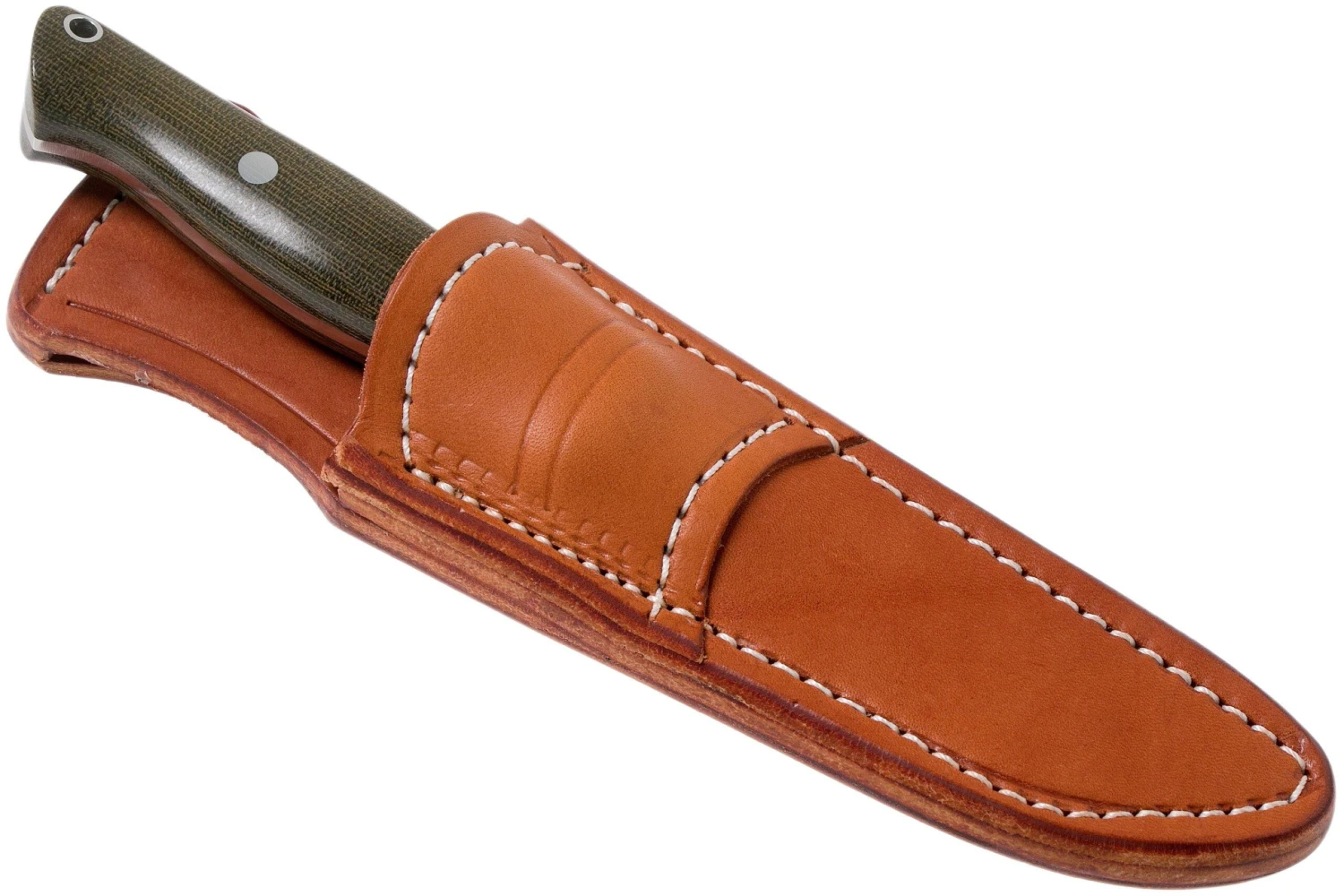 Bark River Gunny Hunter LT CPM 3V Green Canvas Micarta Couteau De Bushcraft 8 Bark River Gunny Hunter LT CPM 3V Green Canvas Micarta Couteau De Bushcraft – Image 6