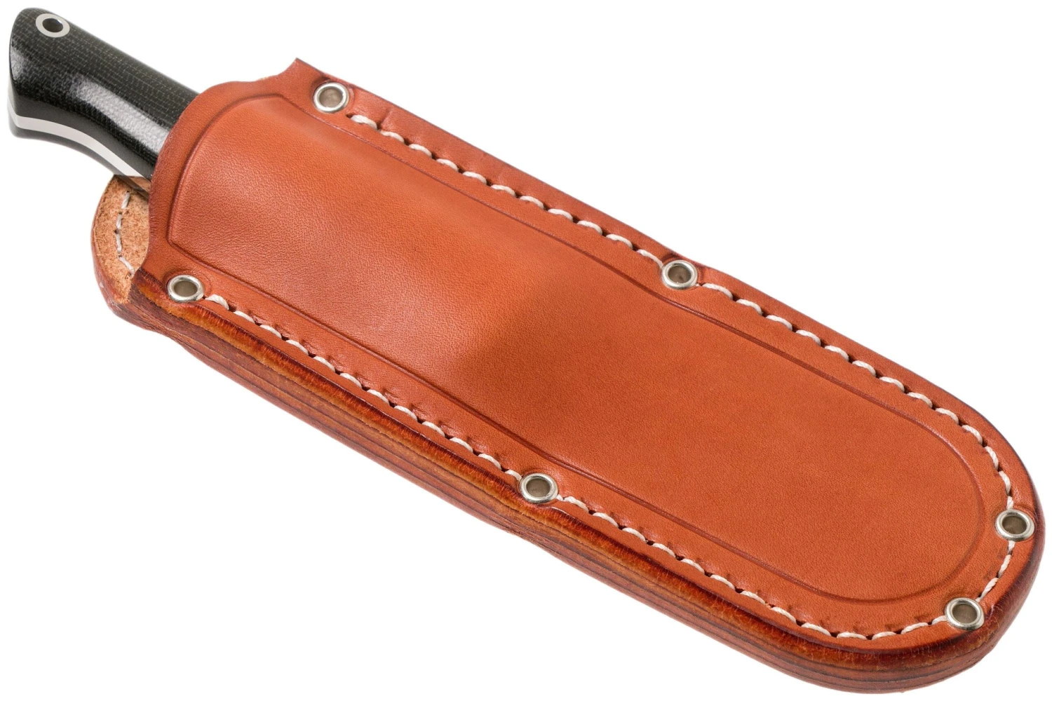 Bark River Gunny A2 Rampless, Black Canvas Micarta Couteau Outdoor 8 Bark River Gunny A2 Rampless, Black Canvas Micarta Couteau Outdoor – Image 6