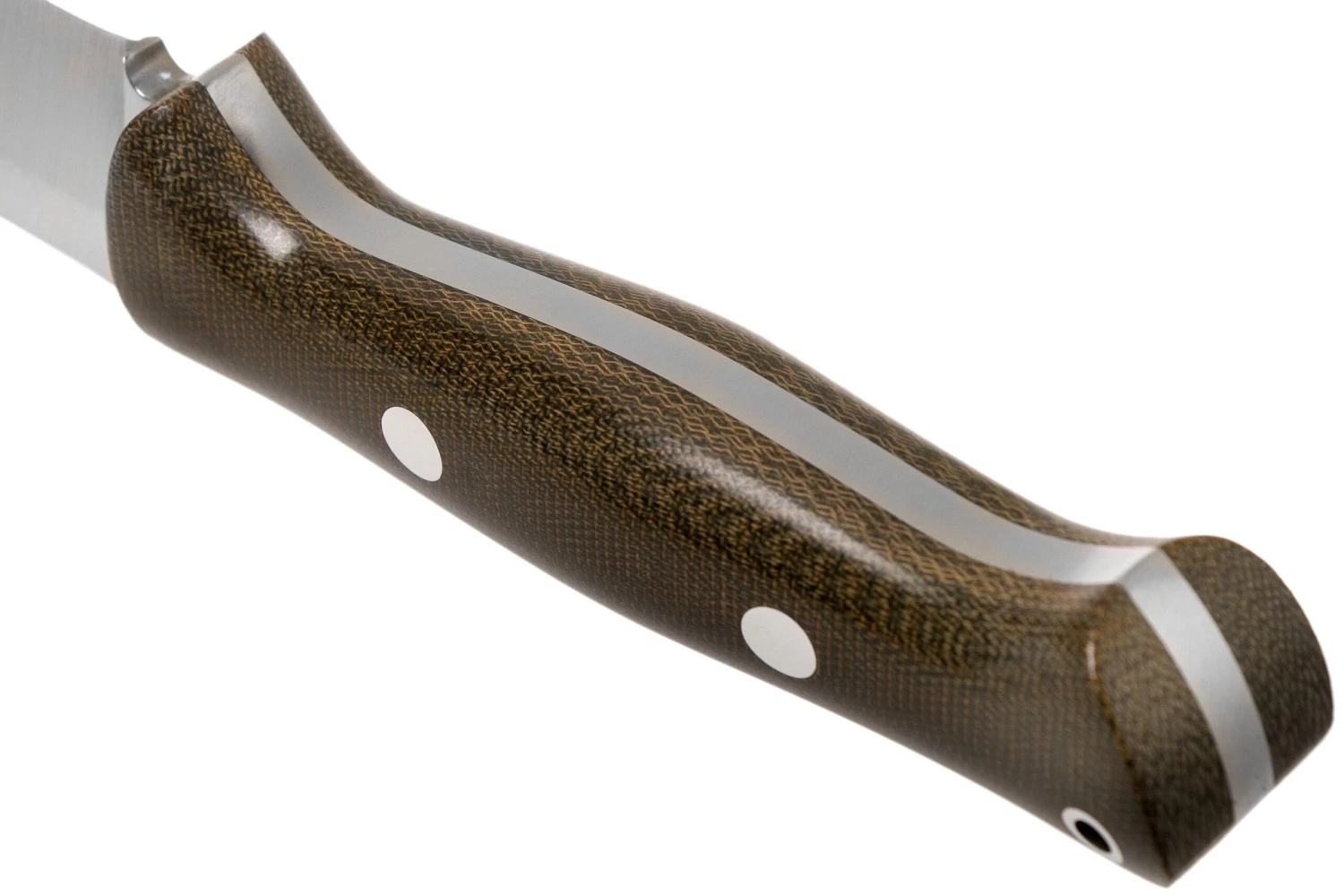 Bark River Bravo 1.2 A2 Green Canvas Micarta Couteau Outdoor 6 Bark River Bravo 1.2 A2 Green Canvas Micarta Couteau Outdoor – Image 4