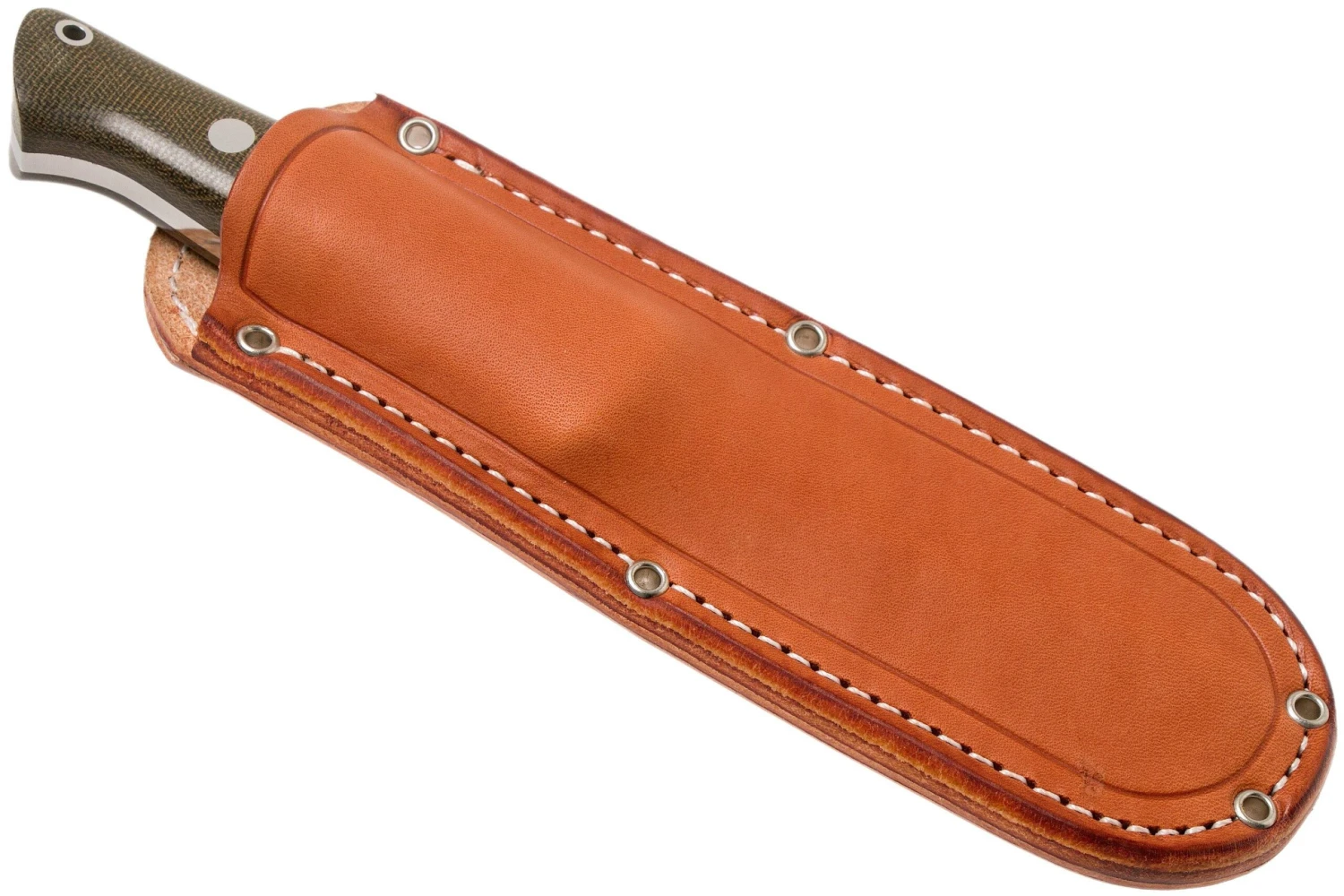 Bark River Bravo 1.2 A2 Green Canvas Micarta Couteau Outdoor 8 Bark River Bravo 1.2 A2 Green Canvas Micarta Couteau Outdoor – Image 6