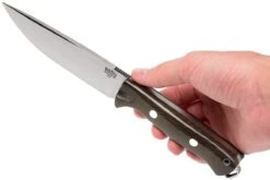 Bark River Bravo Vortex A2 Jimped, Green Canvas Micarta, Brown Sheath 15 Bark River Bravo Vortex A2 Jimped, Green Canvas Micarta, Brown Sheath -Kai Soldes Boutique BRK07 117FMGRC JI 06 bark river brk07 117fmgrc ji 06